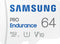 Samsung PRO Endurance - microSDXC 64GB - 100 MB/s lees- en 40 MB/s schrijfsnelheden