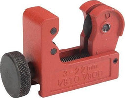 Egamaster Pijpsnijder 3-22 Mm Staal Rood