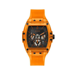 Guess GW0203G10 - Polshorloge - Kwarts - Ø 43 mm - Zwart/Oranje