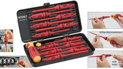 Hazet Wisselklingset 14-delig Plat, Kruiskop Phillips, Kruiskop Pozidriv, Binnen-Torx VDE