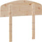 vidaXL - Hoofdbord - 75 - cm - massief - grenenhout