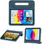 imoshion Tablet Hoes Kinderen - Geschikt voor iPad 11 (2025) 11 inch / 10e generatie (2022) 10.9 inch - Kidsproof Backcover met handvat - Donkerblauw