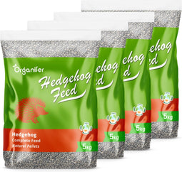 Egelvoer - Natuurlijke Brokjes (20 kg) - Speciaal voor Egels, Hoog Eiwitgehalte, Rijk aan Vetten - Perfecte Calcium-Fosfor Balans - Preventie MBD - Voor Alle Seizoenen, Voorkomt Selectief Eten, Alles-in-één Voeding - Bevordert Gezondheid - Organifer