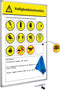 Veiligheidsbord 30x45 cm inclusief accessoires (Nederlandstalig)