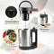 DOMO DO1144BL - Soepmaker - 1,6L - 6 Programma's - RVS/Zwart