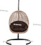 Egg Hangstoel Florino Crème - Incl. Frame & Bruine Kussen