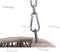 Egg Hangstoel Florino Lichtgrijs - Incl. Frame & Bruine Kussen