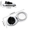 Egg Slicer 2 in 1 Egg Cutting Tool with Stainless Steel Cutting Wires and Black Base (Black)
