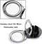 Egg Slicer 2 in 1 Egg Cutting Tool with Stainless Steel Cutting Wires and Black Base (Black)