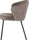 BePureHome Admit Eetkamerstoel - Velvet - Khaki - 77x60x59