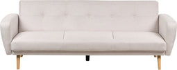 FLORLI - Slaapbank 3-zits - Beige - Polyester