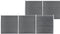 vidaXL - Schutting - 526x186 - cm - HKC - bruin