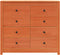 vidaXL - Dressoir - 100x40x90 - cm - massief - grenenhout - wasbruin