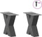 vidaXL - Salontafelpoten - 2 - st - X-vormig - 30x(30-31) - cm - staal - antraciet