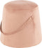 J-Line poef Handvat - velvet - roze - woonaccessoires