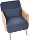 Fauteuil ORUM Stof Blauw
