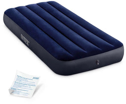 Intex Classic Downy - Luchtbed - Fiber-Tech constructie - Blauw - 191x76x25 cm