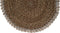 Placemat rond set van 6 - ø30 - Naturel - Zeegras/schelp