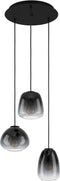 EGLO Aguilares Hanglamp - E27 - Ø 43 cm - Glas - Zwart