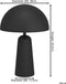 EGLO Aranzola Tafellamp - E27 - 45 cm - Zwart - Staal