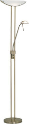 EGLO Baya Vloerlamp - klassiek - R7S/G9 - 180 cm - Brons/Wit - Dimbaar