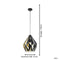 EGLO Carlton 1 Hanglamp - E27 - 1 lichts - Ø 31 cm - Zwart, Goud
