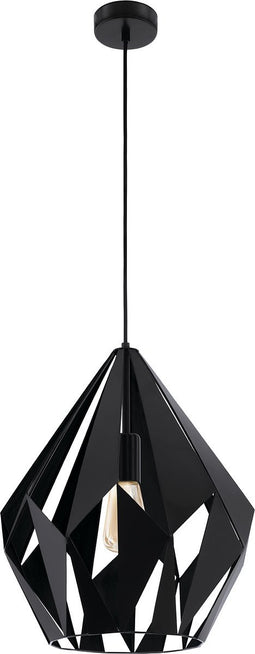 EGLO Carlton 5 Hanglamp - E27 - Ø 38,5 cm - Zwart