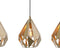 EGLO Carlton Hanglamp - E27 - 80,5 cm - Goud - Staal
