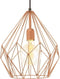 EGLO Carlton Hanglamp - E27 - Ø 31 cm - Koper