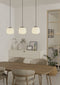 EGLO Cominio Hanglamp - E27 - 88,5 cm - Zandkleurig/Taupe - Glas