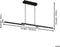 EGLO connect.z Fraioli-Z Smart Hanglamp - 105,5 cm - Zwart/Wit - Instelbaar RGB & wit licht - Dimbaar - Zigbee