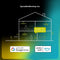 EGLO connect.z Salobrena-Z Smart Plafondlamp - 120 cm - Wit - Instelbaar wit licht - Dimbaar - Zigbee