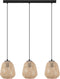 EGLO Dembleby - Hanglamp - E27 - 90 cm - Zwart