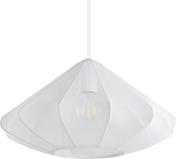 EGLO Dolwen Hanglamp - E27 - 110 cm - Wit - Textiel