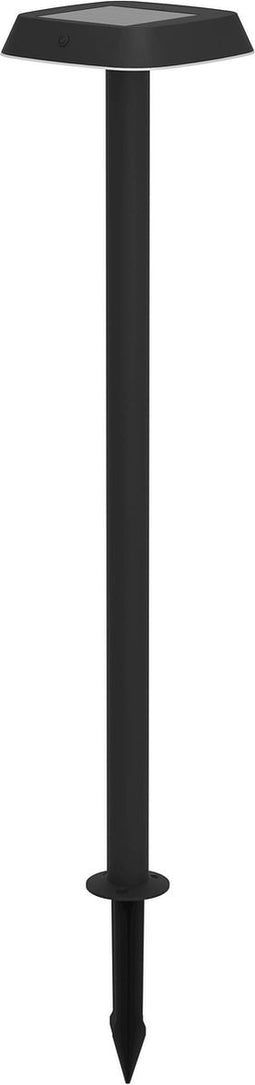 EGLO Dreoli Solar Priklamp - Staande lamp Buiten - zonne-energie - LED - 103,5 cm - Zwart/Wit