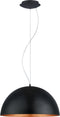 EGLO Gaetano 1 Hanglamp - E27 - Ø 53 cm - Zwart/Koper