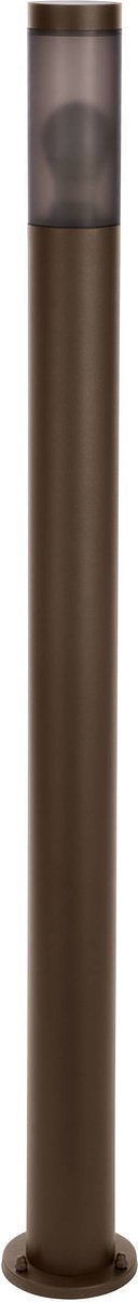 EGLO Helsinki Sokkellamp - Staande lamp Buiten - E27 - 110 cm - Bruin