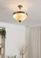 EGLO Marbella - Plafondlamp - 3 Lichts - Ø370mm. - Brons, Champagne