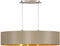 EGLO Maserlo - Hanglamp - 100 cm - Grijs/Taupe/Goud