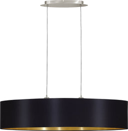 EGLO Maserlo - Hanglamp - 100 cm - Zwart/Goud