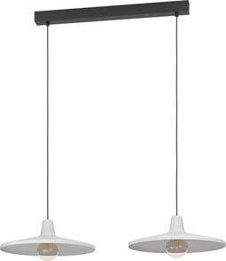 EGLO Miniere Hanglamp - E27 - 99,5 cm - Grijs/Zwart