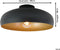 EGLO Mogano Plafondlamp - E27 - Ø 40 cm - Mat Zwart / Mat Goud