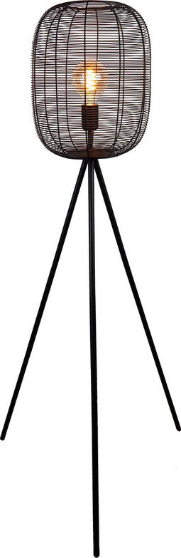 EGLO Rinroe Vloerlamp - E27 - 140,5 cm - Zwart