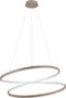 EGLO Ruotale Hanglamp - LED - Ø 70 cm - Zandkleur/Beige/Wit