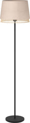 EGLO Tabley Vloerlamp - E27 - 153 cm - Natuur|Bruin|Zwart - Textiel