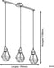 EGLO Tarbes Hanglamp - E27 - 79 cm - Zwart/Koper