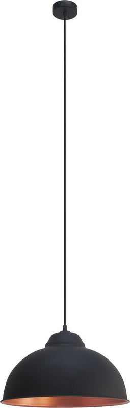 EGLO Truro 2 Hanglamp - Ø 37 cm - Zwart/Koper