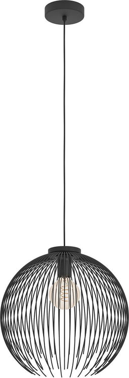 EGLO Venezuela Hanglamp - E27 - Ø 40 cm - Zwart