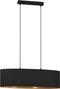 EGLO Zaragoza Hanglamp - E27 - 78 cm - Zwart/Goud