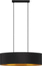 EGLO Zaragoza Hanglamp - E27 - 78 cm - Zwart/Goud